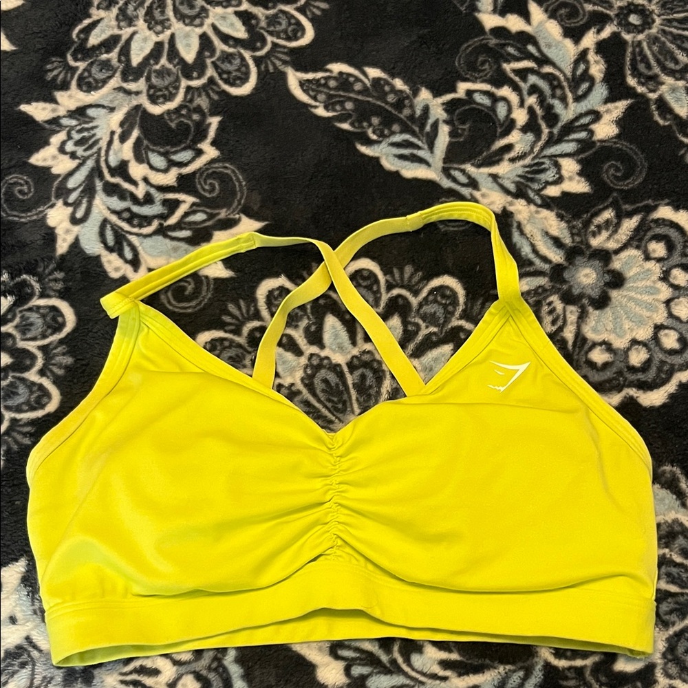 Gymshark Vibrant Yellow Sports Bra
